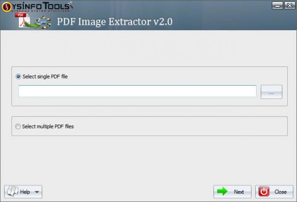 SysInfoTools PDF Image Extractor 2 (Shareware 5.76Mb)