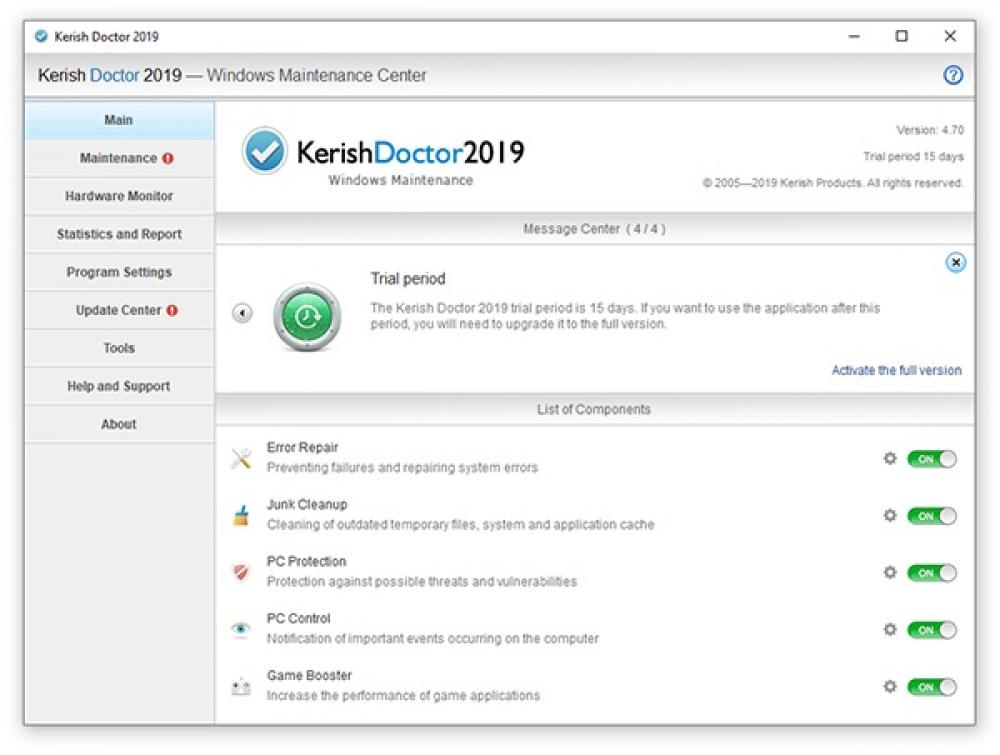 Kerish Doctor 2017 4.65 (Shareware 35.76Mb)