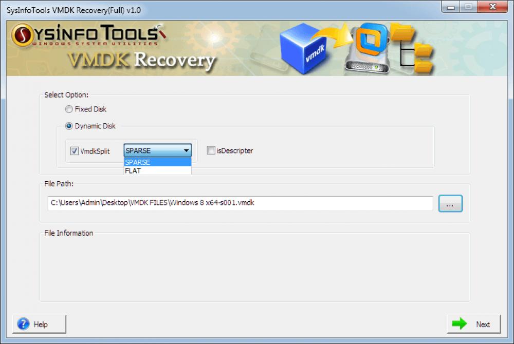 VMDK Recovery 3.02 (Shareware 1.61Mb)