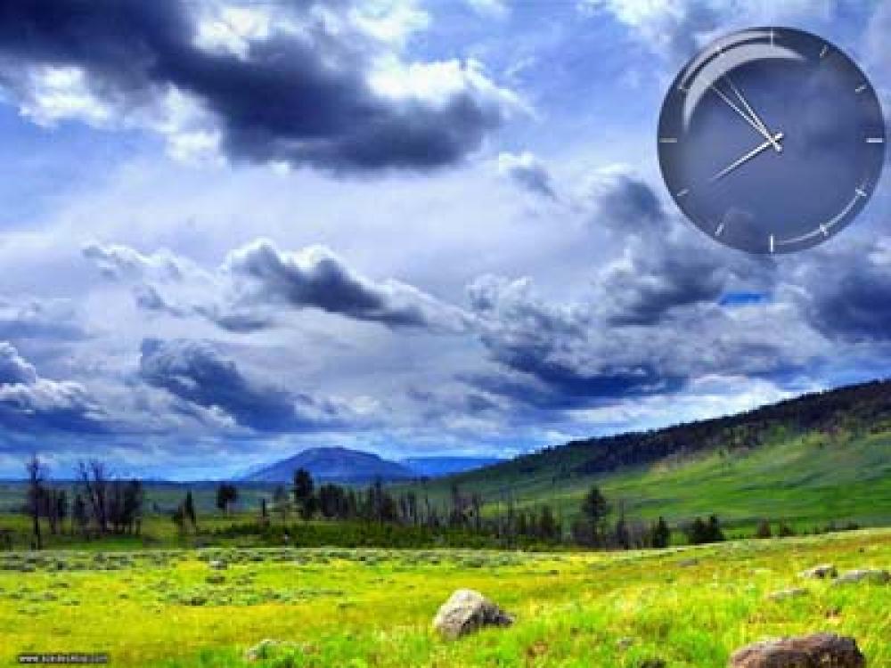 Field Clock Screensaver 1.0 (Freeware 10.98Mb)