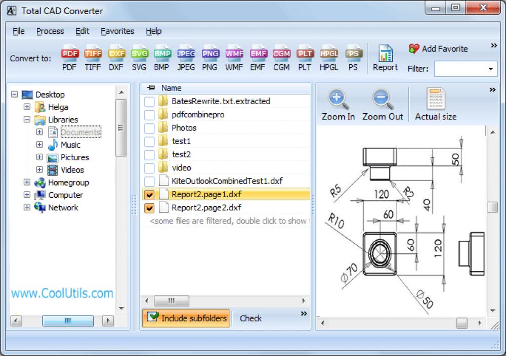 Total CAD Converter 3.2 (Shareware 27.79Mb)