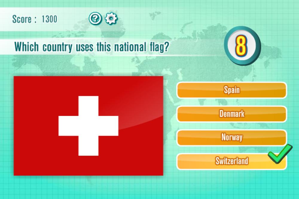 World Flags Quiz 1.3.2 (Freeware 0.64Mb)