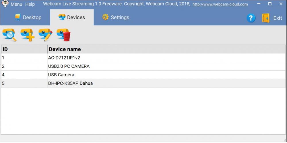 Webcam Live Streaming 1.0 (Freeware 3.14Mb)