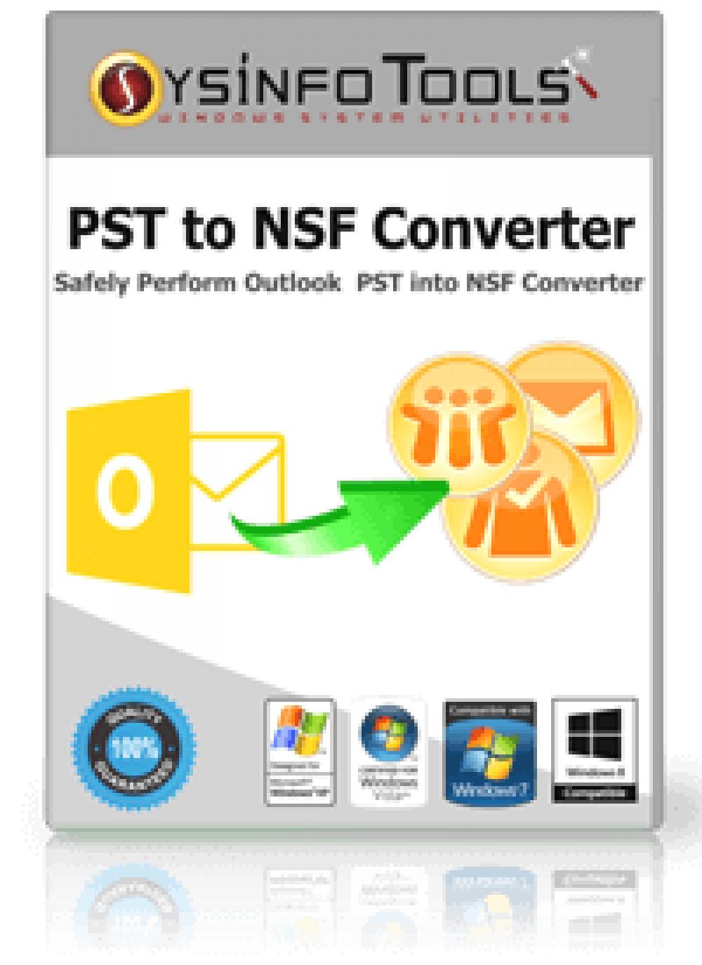 SysInfoTools PST to NSF Converter 7.0 (Shareware 14.84Mb)