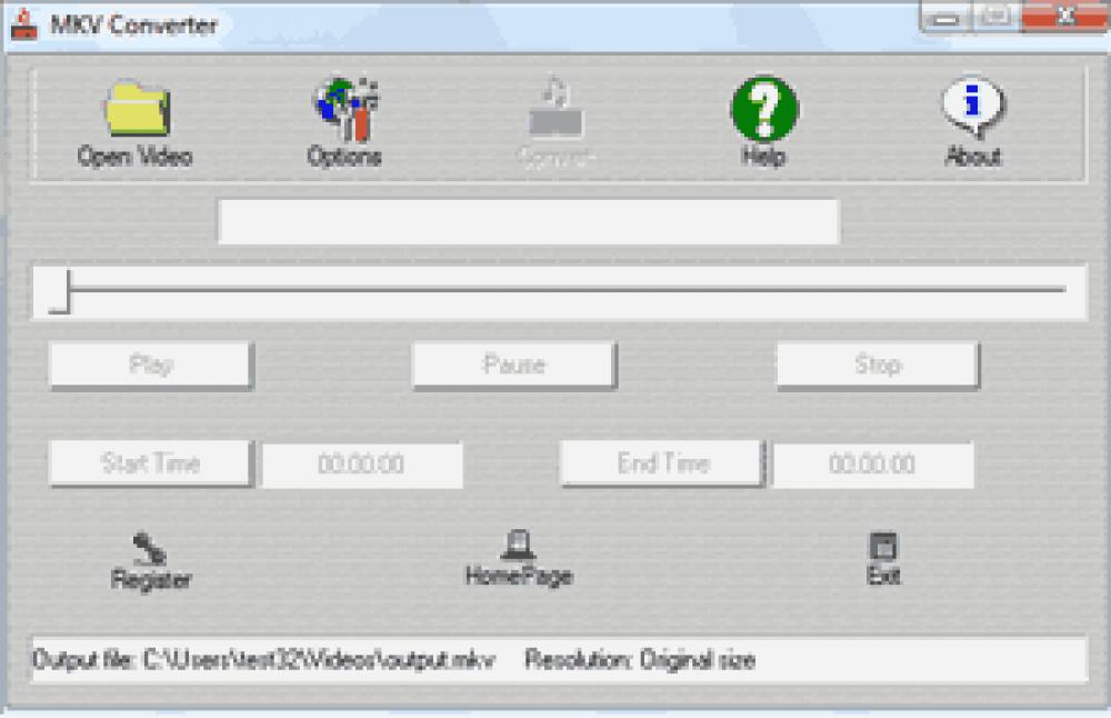 MKV Converter 1.3.8.6 (Shareware 0.78Mb)