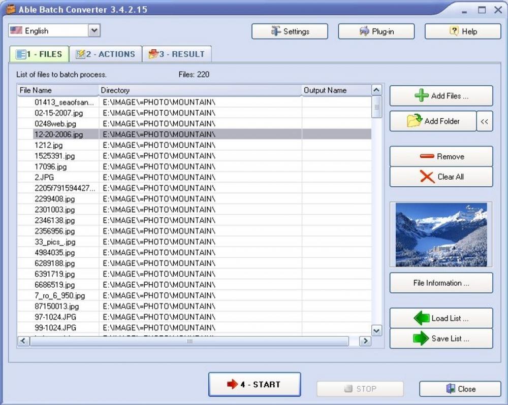 Able Batch Image Converter 3.18.4.28 (Shareware 15.56Mb)