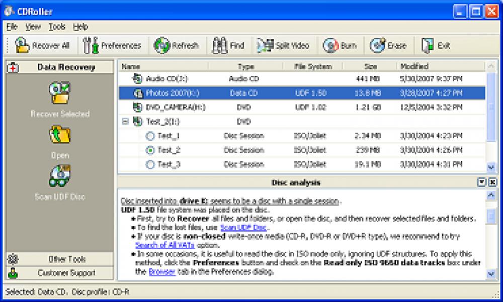 CDRoller 11.40.60.0 (Shareware 18.16Mb)