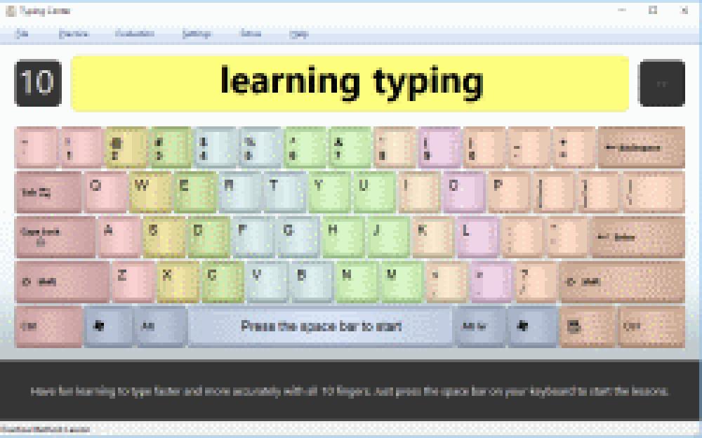 TypingCenter (Learn to Type) 4.3 (Shareware 3.99Mb)