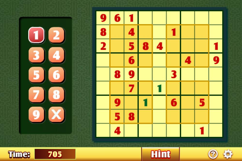 Hypersudoku 1.4.2 (Freeware 0.64Mb)