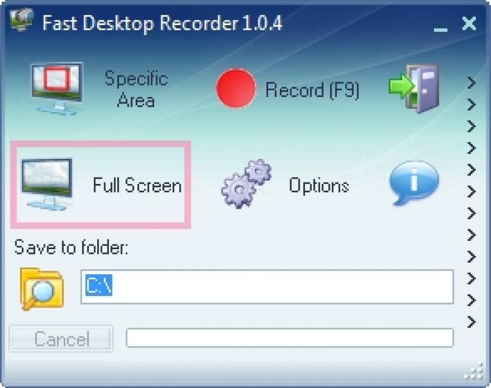 Fast Desktop Recorder 1.0.4 (Freeware 1.14Mb)