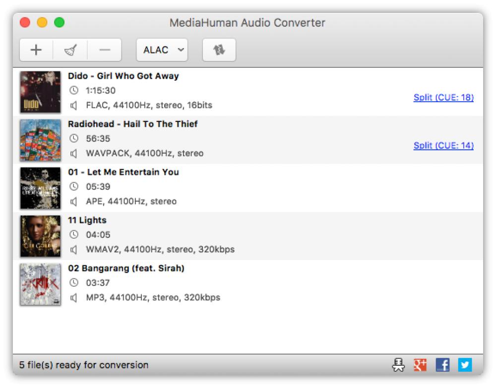 MediaHuman Audio Converter MAC 1.9.3 (Freeware 24.13Mb)