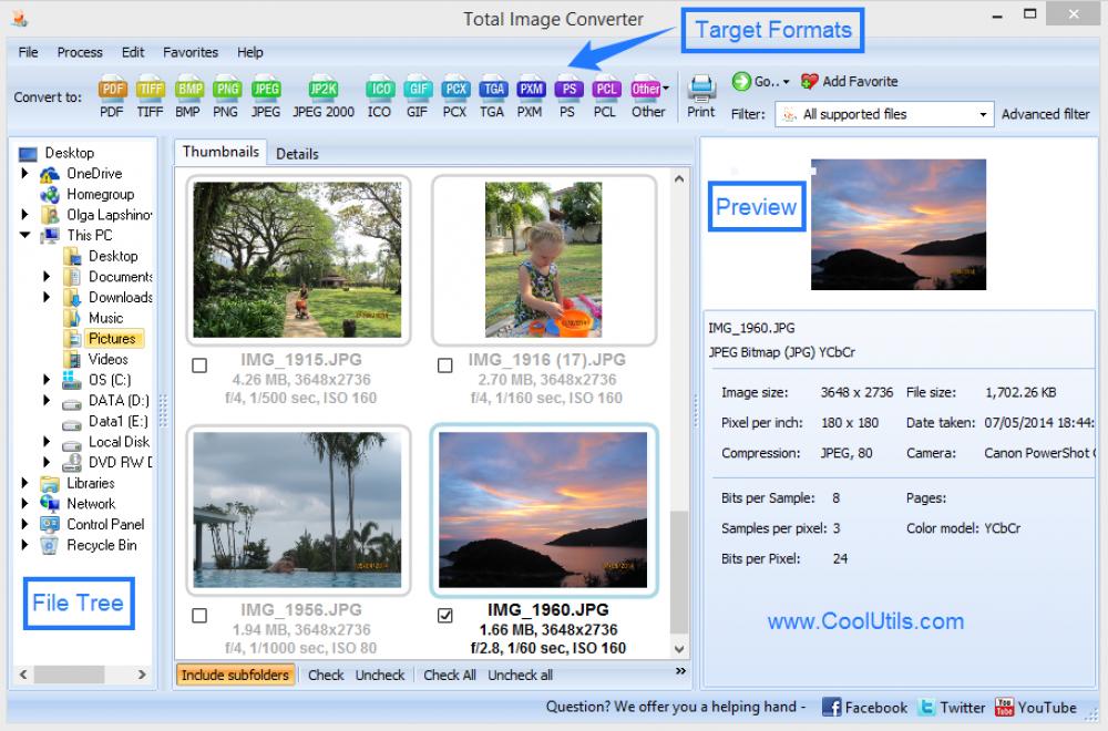 Total Image Converter 7.1 (Shareware 34.03Mb)