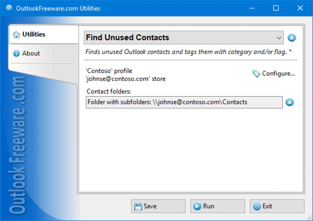 Find Unused Contacts 4.11 (Freeware 0.31Mb)