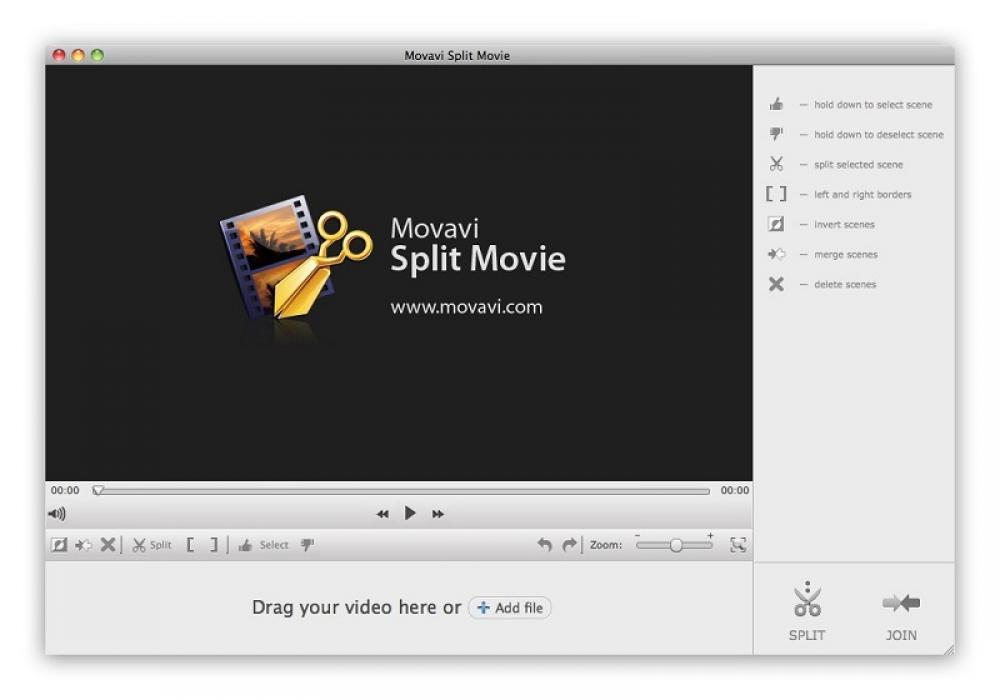 Movavi Split Movie for Mac 1 (Shareware 35.62Mb)