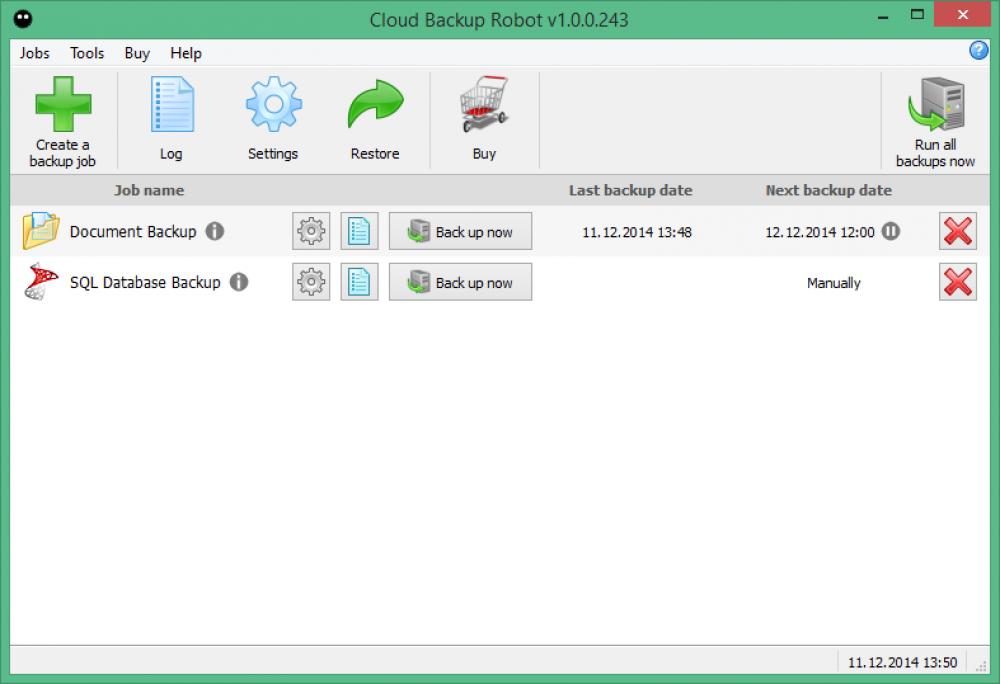 Cloud Backup Robot 1.0 (Shareware 32.01Mb)