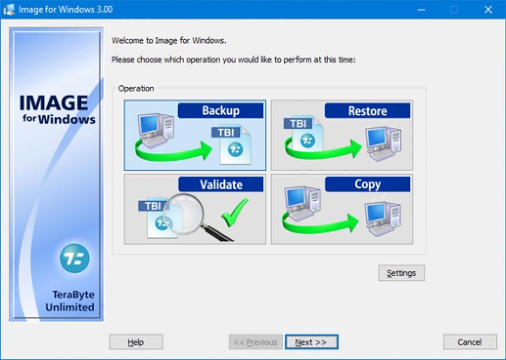 TeraByte Drive Image Backup and Restore 3.64 (Shareware 202.68Mb)