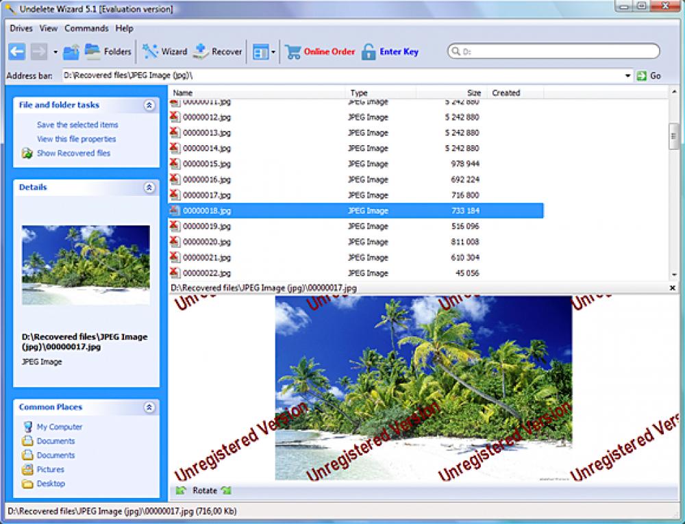 Undelete Wizard 2.67.8 (Shareware 7.33Mb)