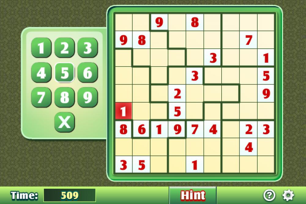 Jigsaw Sudoku 1.3.2 (Freeware 0.64Mb)