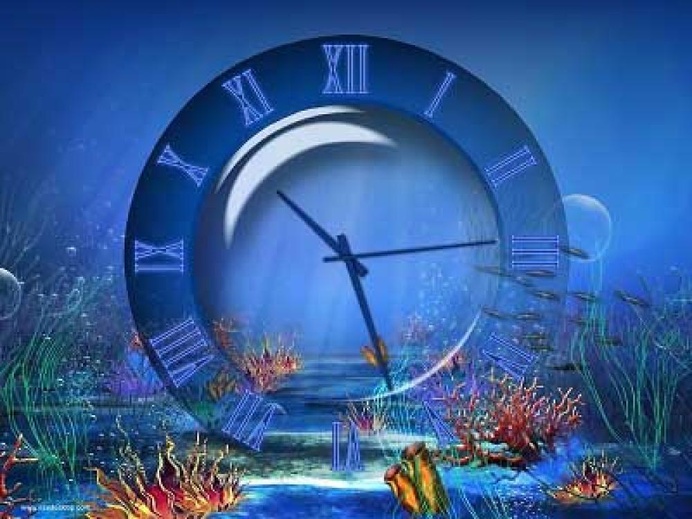 Aquatic Clock Screensaver 4.2 (Freeware 14.05Mb)