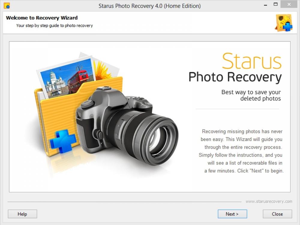 Starus Photo Recovery 4.4 (Shareware 5.88Mb)