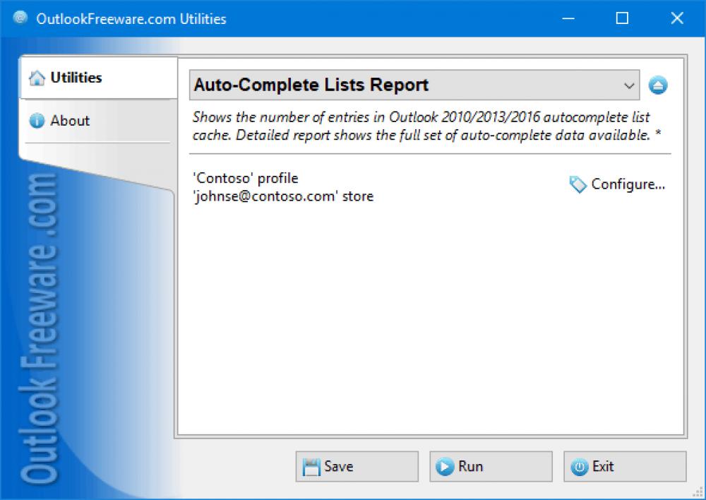 Auto-Complete Lists Report 4.11 (Freeware 0.29Mb)