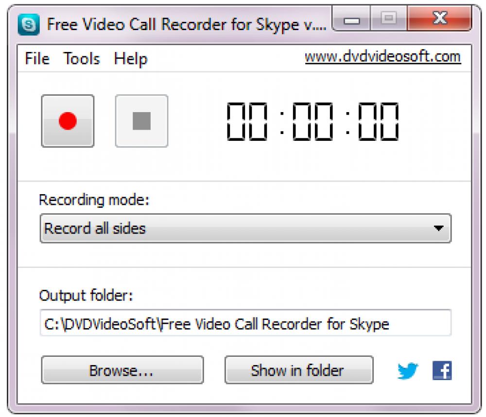 Free Video Call Recorder for Skype 1.2.69.1027 (Freeware 0.03Mb)