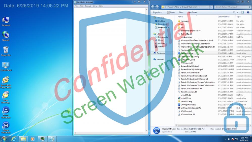 Screen Watermark 4.1.0.4 (Shareware 38.93Mb)