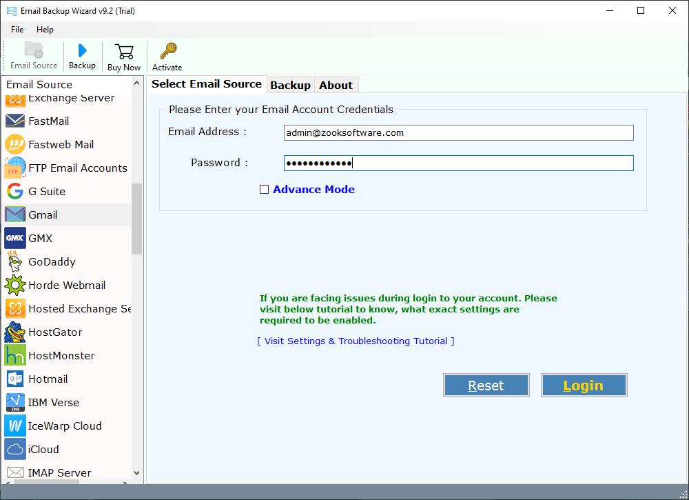 Email Backup Software 9.2.0 (Shareware 17.83Mb)