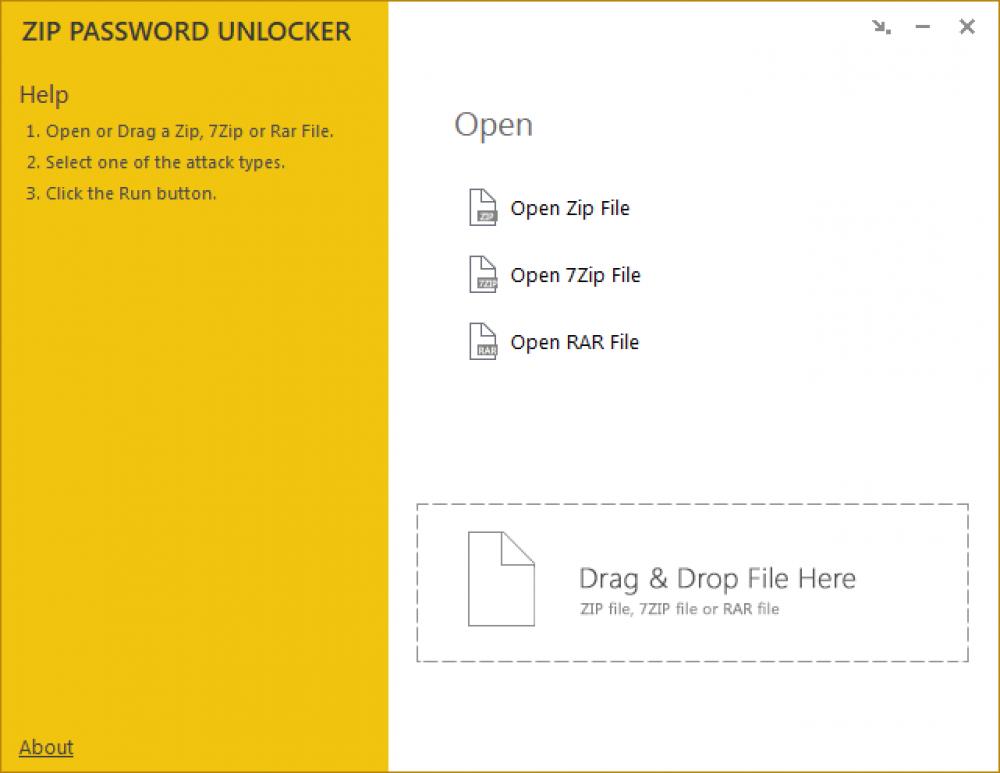 Free Zip Password Unlocker 2.0.1 (Freeware 2.71Mb)