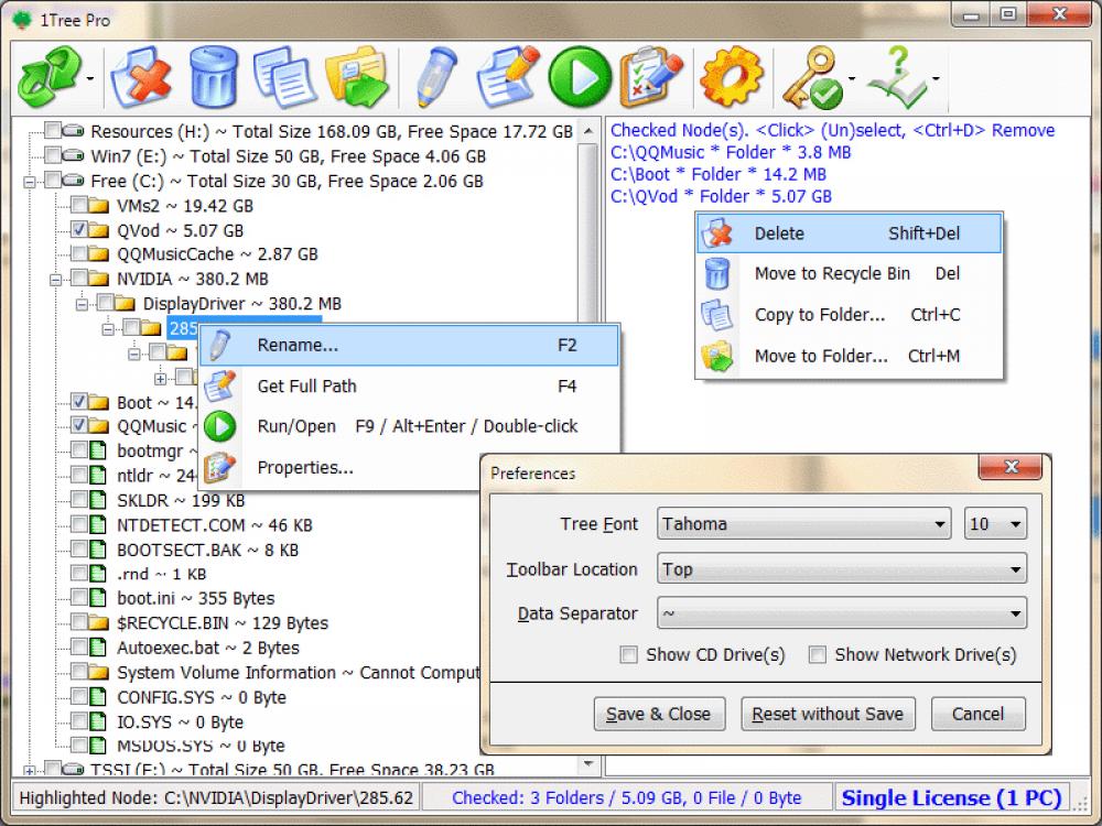 1Tree Pro 8.0 (Shareware 0.38Mb)