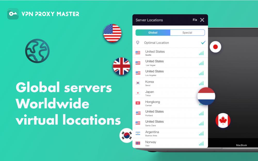 VPN Proxy Master Unlimited VPN for Mac 2.12 (Shareware 0.14Mb)